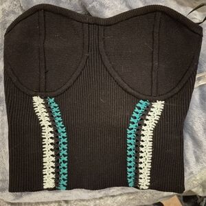 Forever 21 Black Knit Top